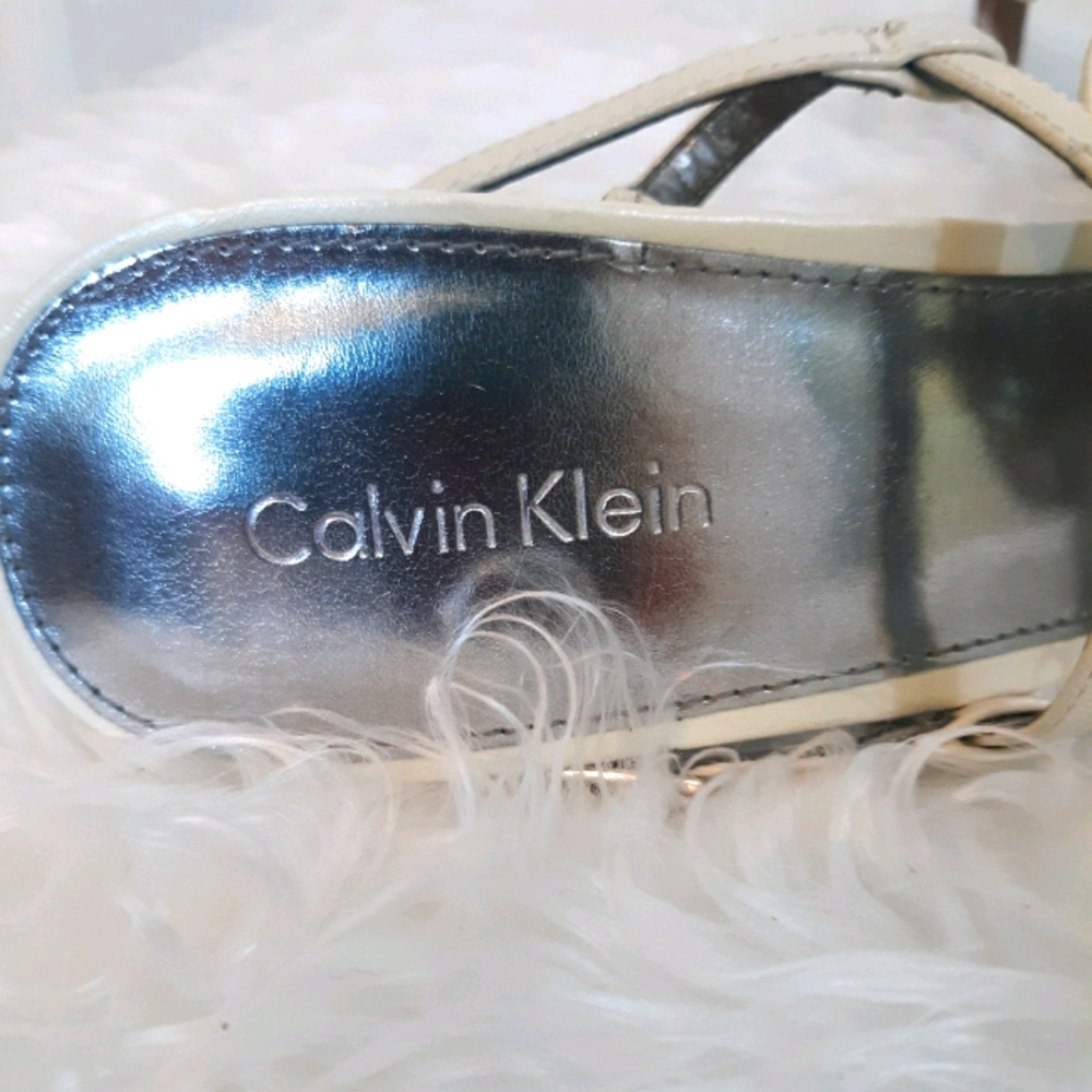 Calvin Klein Rio heeled sandals 8M - Picture 2 of 7